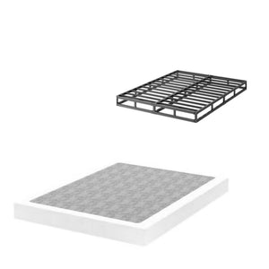 4-Inch Low Profile Box Spring with Fabric Cover