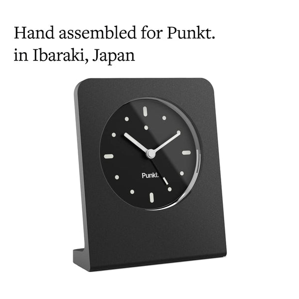 Analog Alarm Clock with Light & Snooze – Silent Bedside Clock