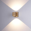 Square LED Wall Sconce – Dimmable Indoor Hardwired Up Down Light
