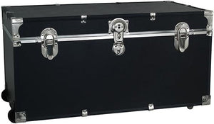 Under-Bed Storage Trunk with Wheels & Lock
