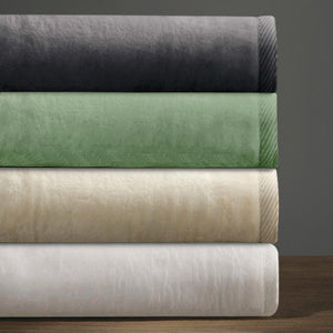 Egyptian Cotton Throw Blanket – Green