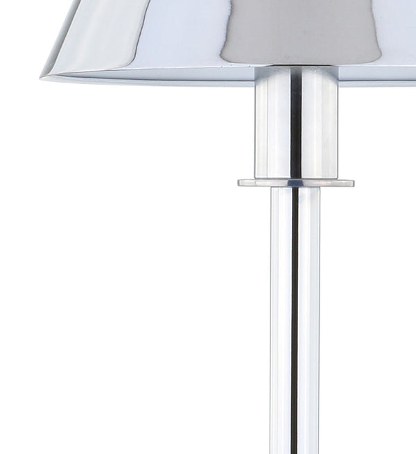 26" Modern LED Table Lamp with Metal Empire Shade