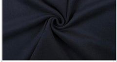 Navy Blue Wool Blend Coating Fabric – Heavy Weight, 59" Wide