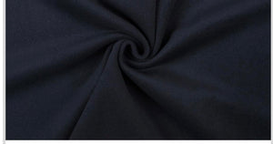 Navy Blue Wool Blend Coating Fabric – Heavy Weight, 59" Wide