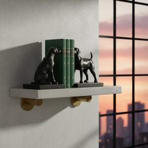 Black Labrador Retriever Bookends – Set of 2