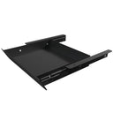 Under Desk Sliding Drawer with Tilted Pull-Out Panel