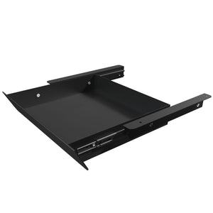 Under Desk Sliding Drawer with Tilted Pull-Out Panel