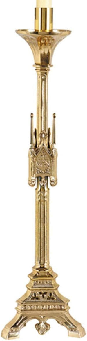 Solid Brass Paschal Candlestick 44"