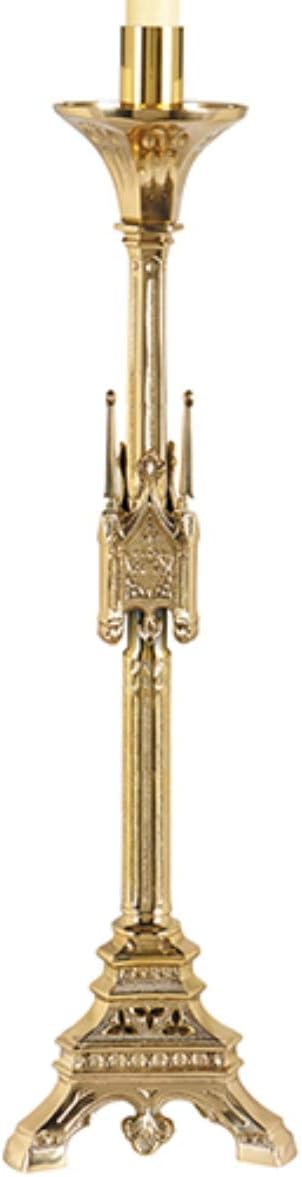 Solid Brass Paschal Candlestick 44"