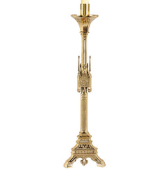 Solid Brass Paschal Candlestick 44"