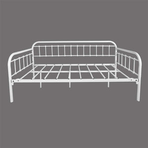 Metal Daybed Frame Twin Size – Heavy Duty Slats, Sofa Bed Platform