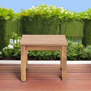 Obreanna Outdoor Acacia Wood End Table