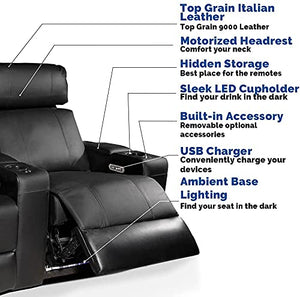 Power Recliner Home Theater Seat