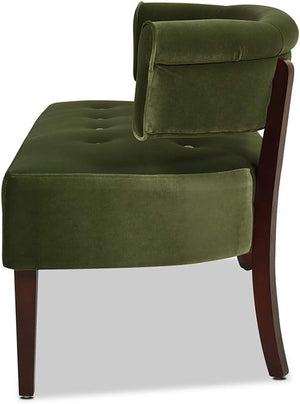 Upholstered Tufted Entryway Bench with Back Settee
