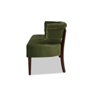 Upholstered Tufted Entryway Bench with Back Settee