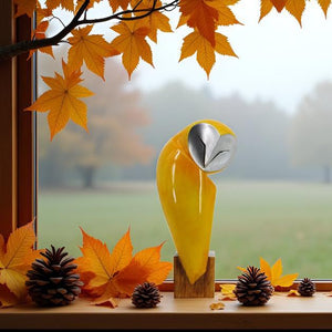 Handmade Resin Owl Statue for Home Decor