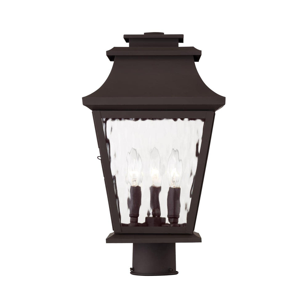 Hathaway 3-Light Outdoor Post Lantern – Bronze