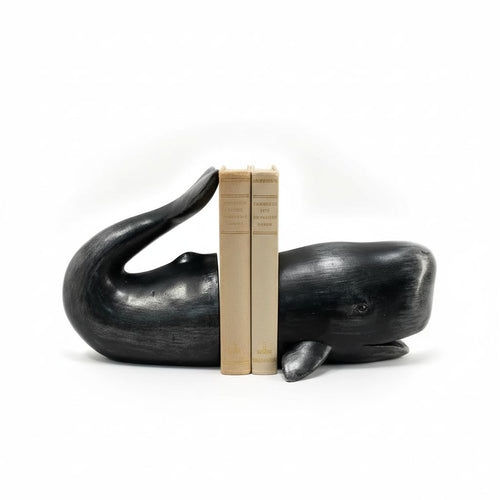 Whale Nautical Bookends