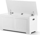 Wooden Storage Chest with Safety Hinges & Storage Bench