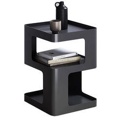 Metal Side Table with Storage – 3-Tier End Table