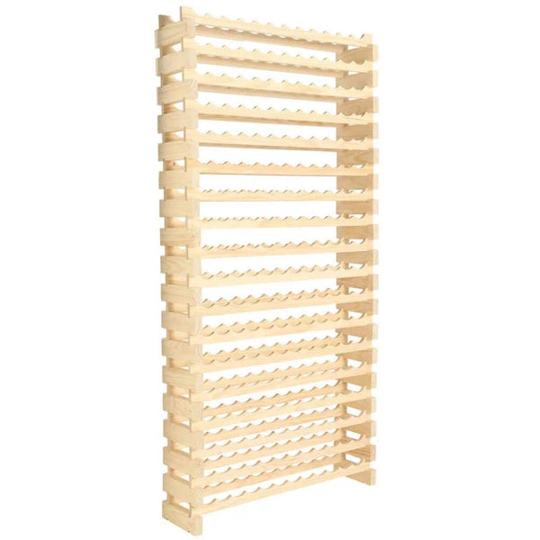 216-Bottle Freestanding Wood Wine Rack