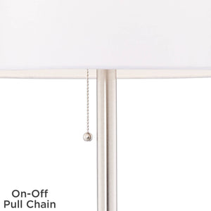 Floor Lamp with Tray Table, USB & AC Outlet