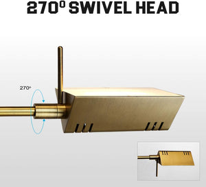 Dimmable LED Pharmacy Floor Lamp with Swing Arms