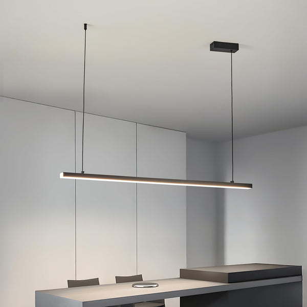 LED Linear Chandelier with Adjustable Color Temperature 3000K–6000K