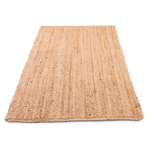 3x5 Natural Jute Area Rug – Braided, Handcrafted