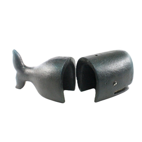 Cast Iron Whale Bookends – Set of 2