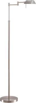 Dimmable LED Pharmacy Floor Lamp with Swing Arms