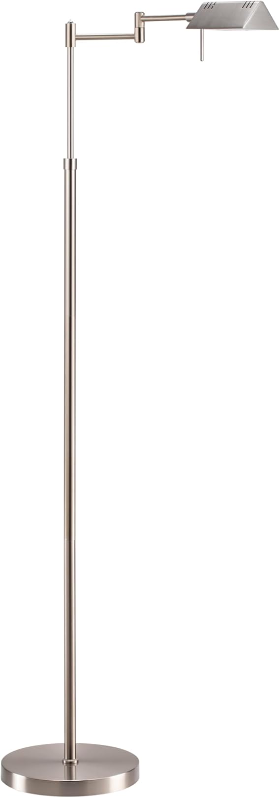 Dimmable LED Pharmacy Floor Lamp with Swing Arms