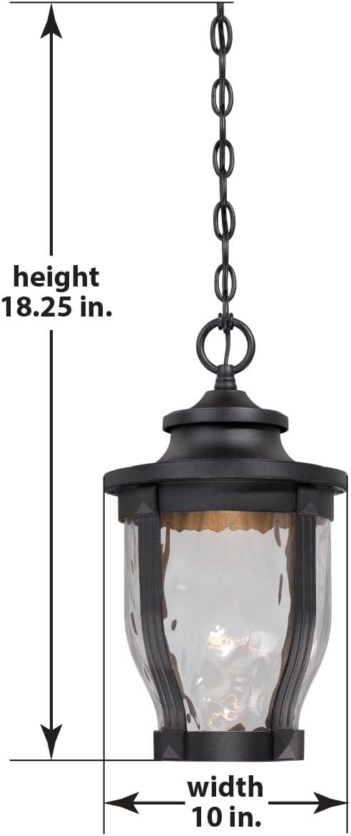 1-Light Bronze Wall Lantern – Craftsman Mission Style