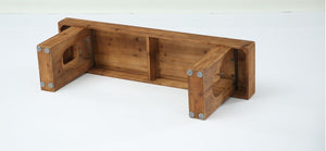 47" Solid Wood Entryway Bench