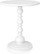 Round Metal Side Table – Small Accent End Table
