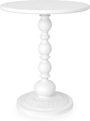Round Metal Side Table – Small Accent End Table