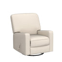 Swivel Glider Rocker Recliner Chair – High Back, Deep Seat, Linen Fabric