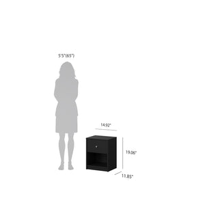 4-Piece Bedroom Set – Black