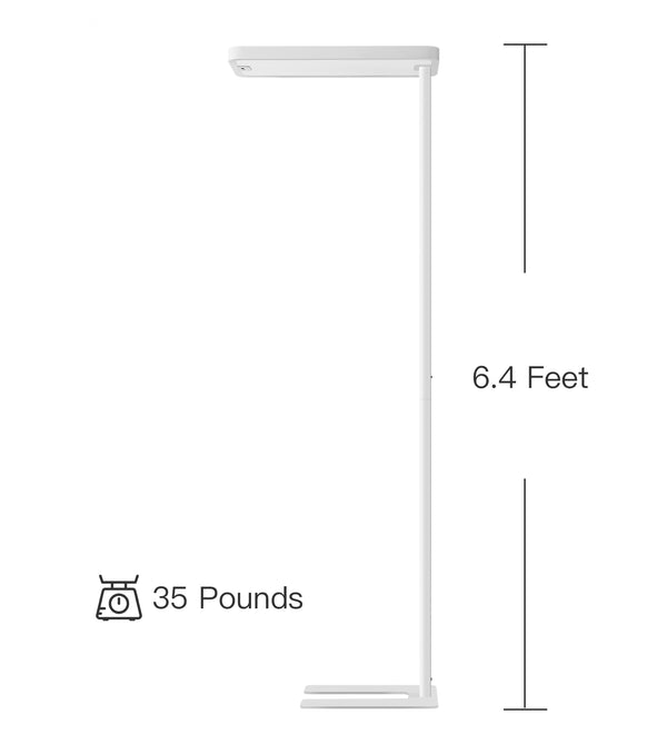 LED Floor Lamp with Motion Sensor – 9500LM, 4000K, Dimmable, Eye-Care Standing Light
