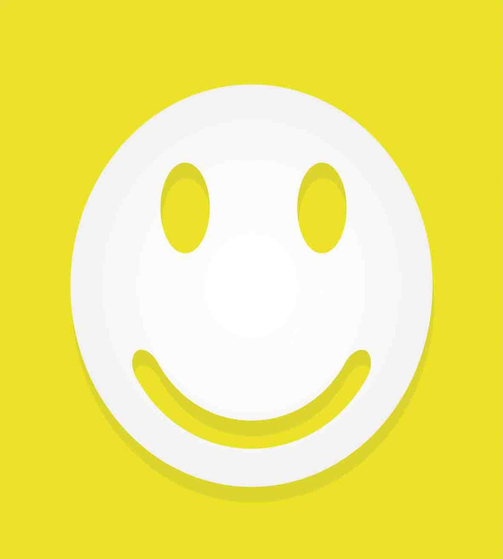 Queen Duvet Cover Set – Smiley Face Print, Yellow White