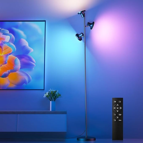 36W LED Tree Floor Lamp with Remote & Touch Control