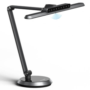 LED Desk Lamp with Auto-Sensing, Timer & Adjustable Arm