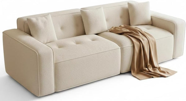 100" Cloud Boneless Loveseat Sofa