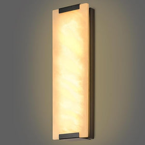 Alabaster Wall Sconce – Natural Marble Dimmable LED Wall Light