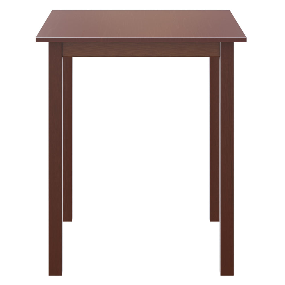Square Solid Wood Pub Dining Table – Antique Walnut