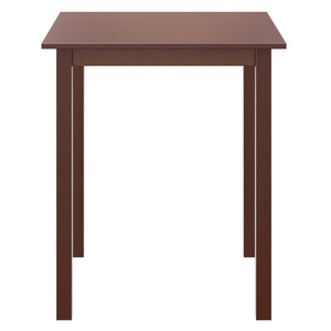 Square Solid Wood Pub Dining Table – Antique Walnut