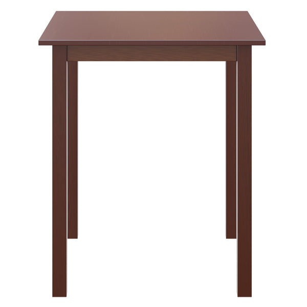 Square Solid Wood Pub Dining Table – Antique Walnut