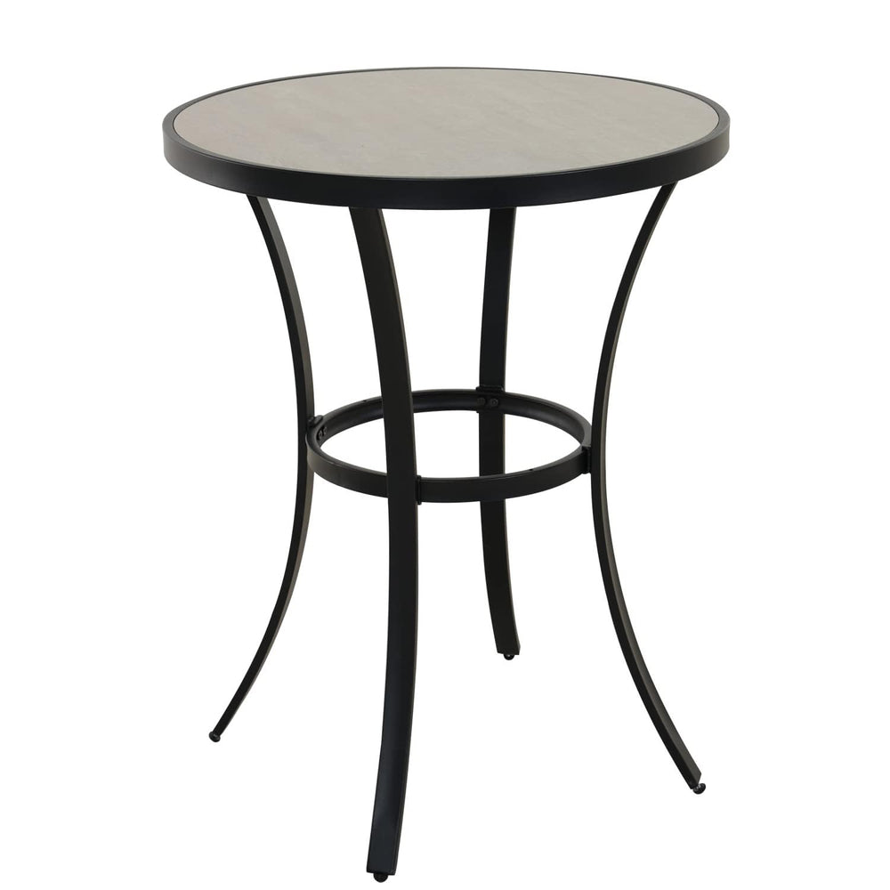 Round Bar Height Dining Table – 28" Diameter x 35.5" H, Indoor & Outdoor