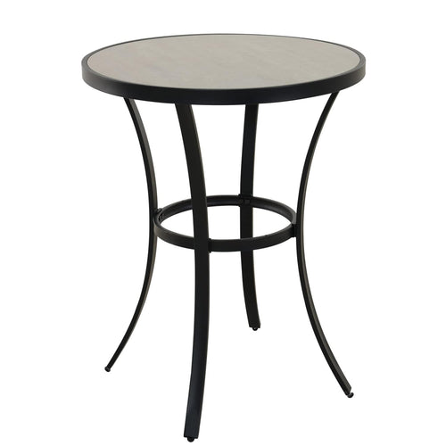 Round Bar Height Dining Table – 28" Diameter x 35.5" H, Indoor & Outdoor