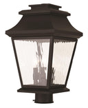 Hathaway 3-Light Outdoor Post Lantern – Bronze